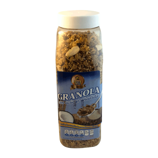 GRANOLA SIN AZUCAR AÑADIDA DON LUIS 600 GR