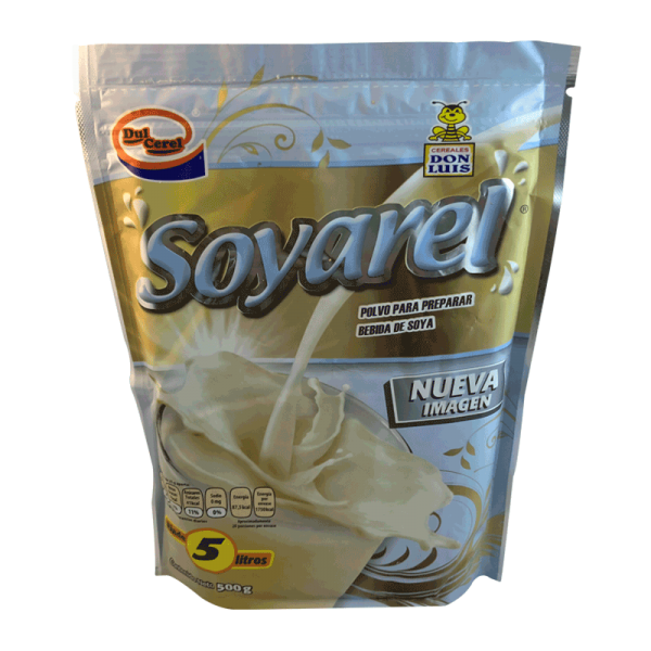 SOYAREL POLVO PARA PREPARAR BEBIDA DE SOYA 500GR